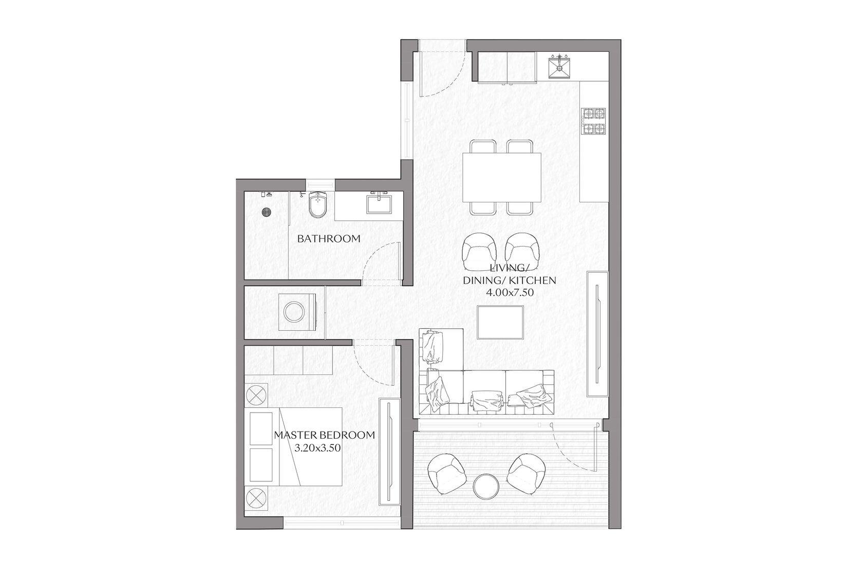 1 Bedroom Apartment