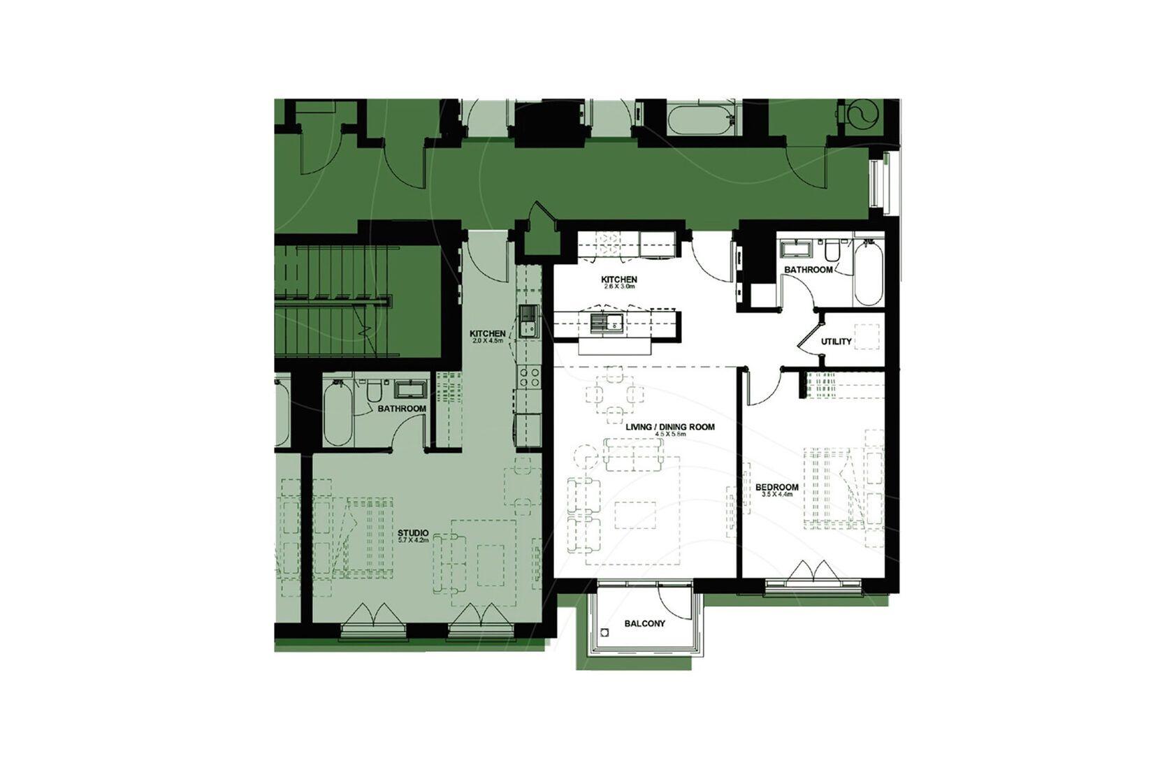 1 Bedroom Type A-3