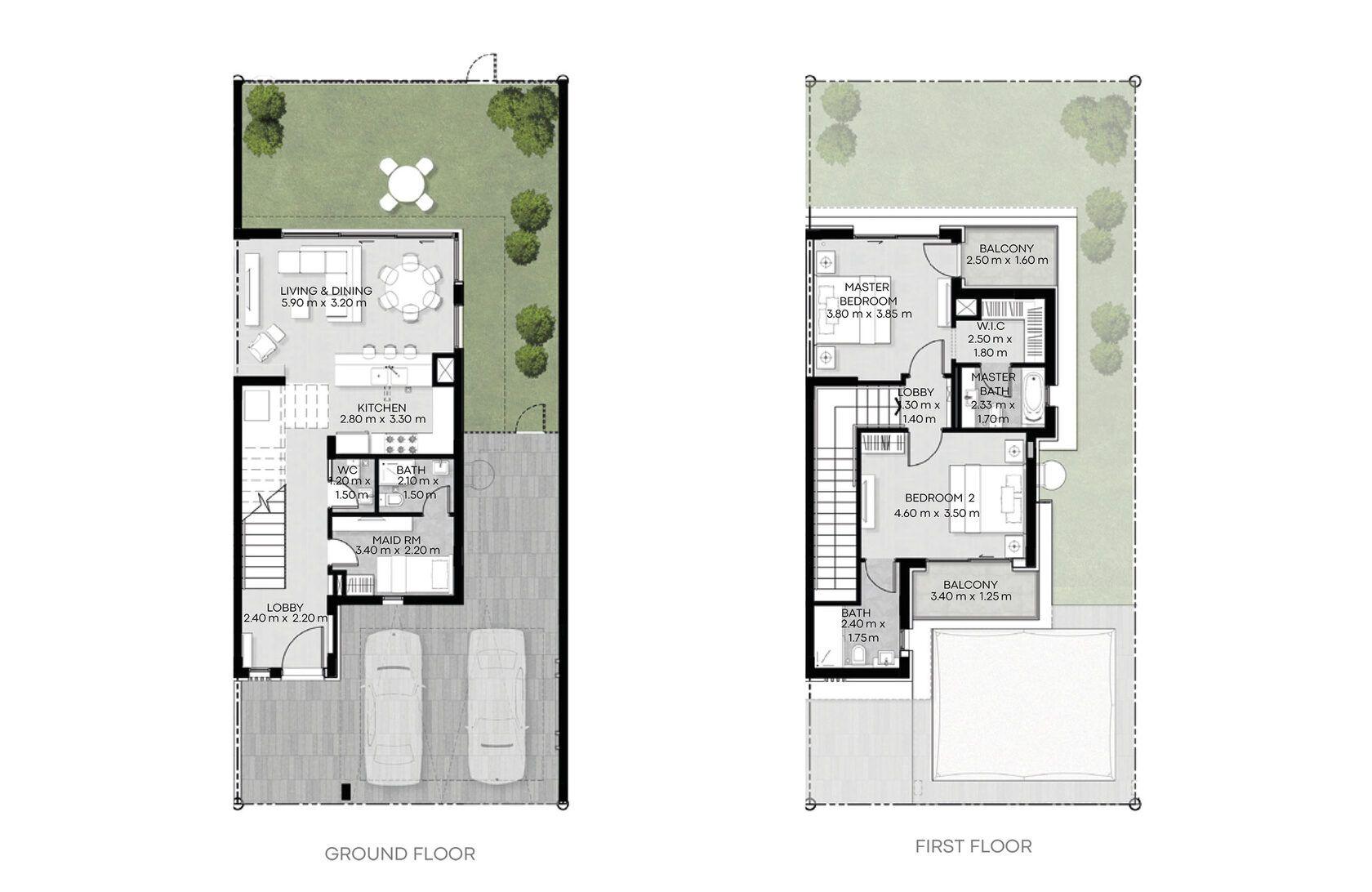 2 Bedroom Semi-Detached