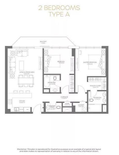 2 Bedrooms - Type A