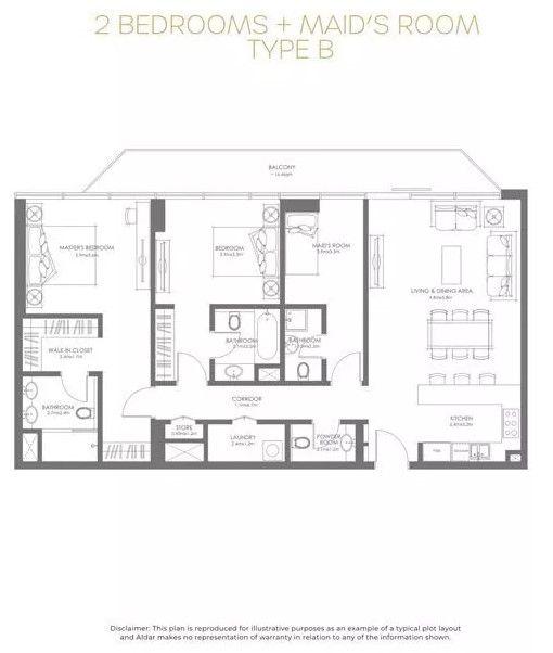 2 Bedrooms - Type B
