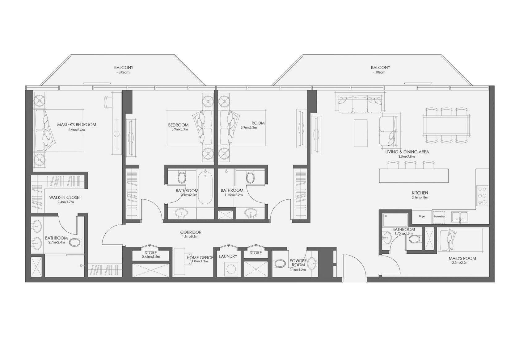 3 Bedroom - Type A