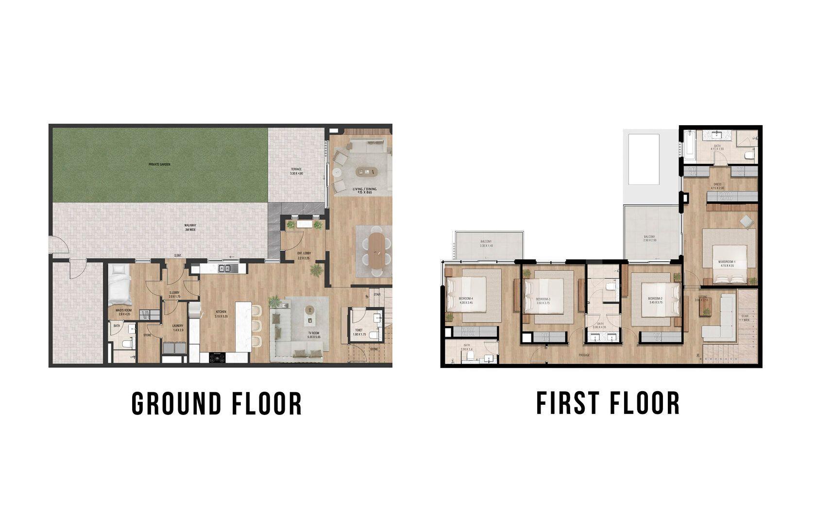 4 Bedroom Townhouse