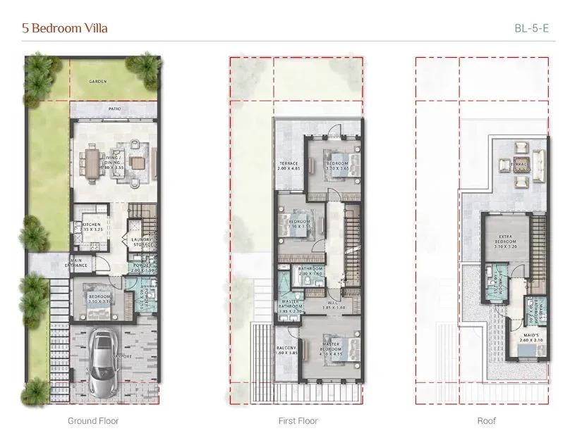 5 Bedrooms Villa