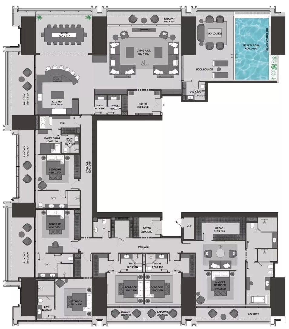 6 Bedrooms