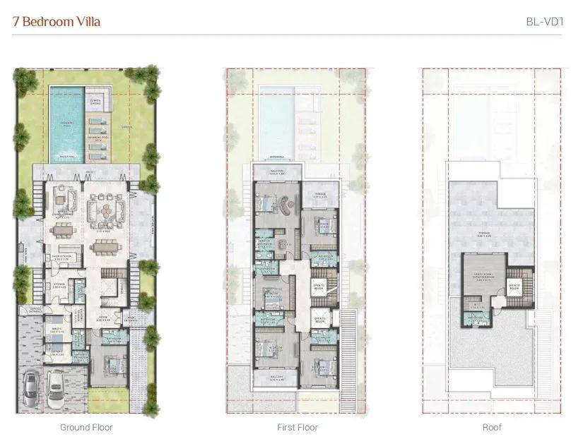 7 Bedrooms Villa