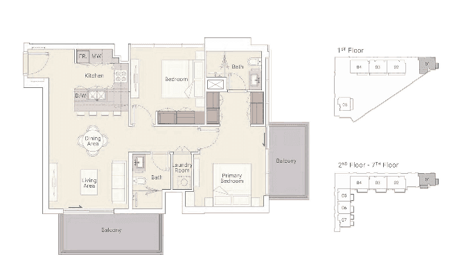 2 BR Apartment. Type C