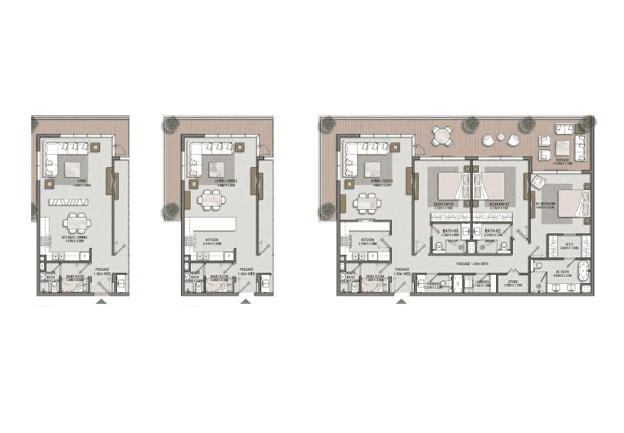3 BR Apartament 