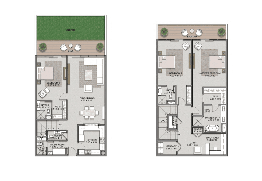 4 BR Townhouse 