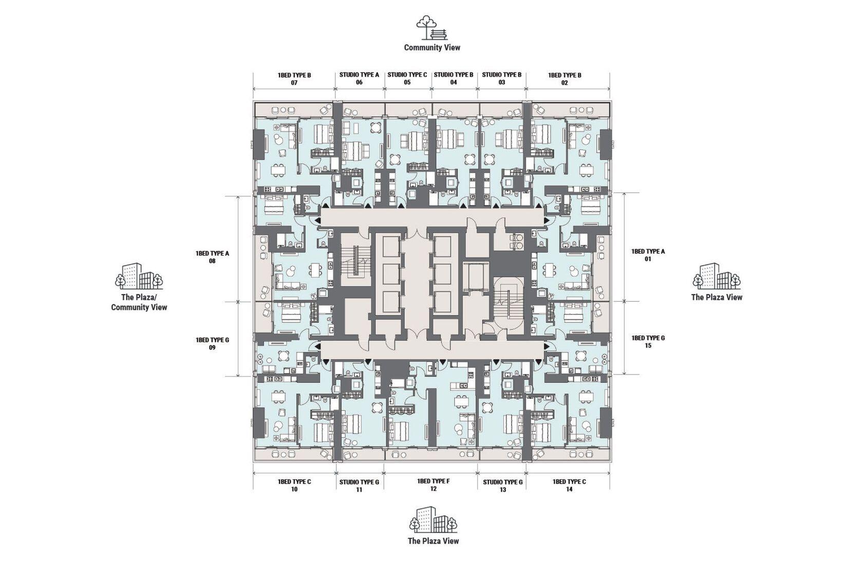 Tower A – Level 4 to 5