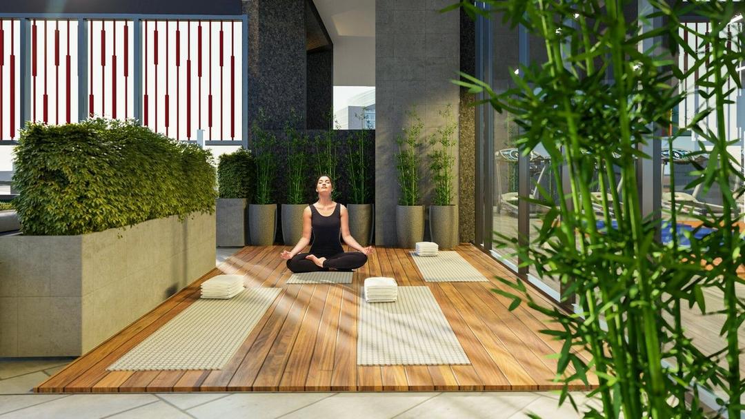 Open-air Yoga Deck And Meditation Zone