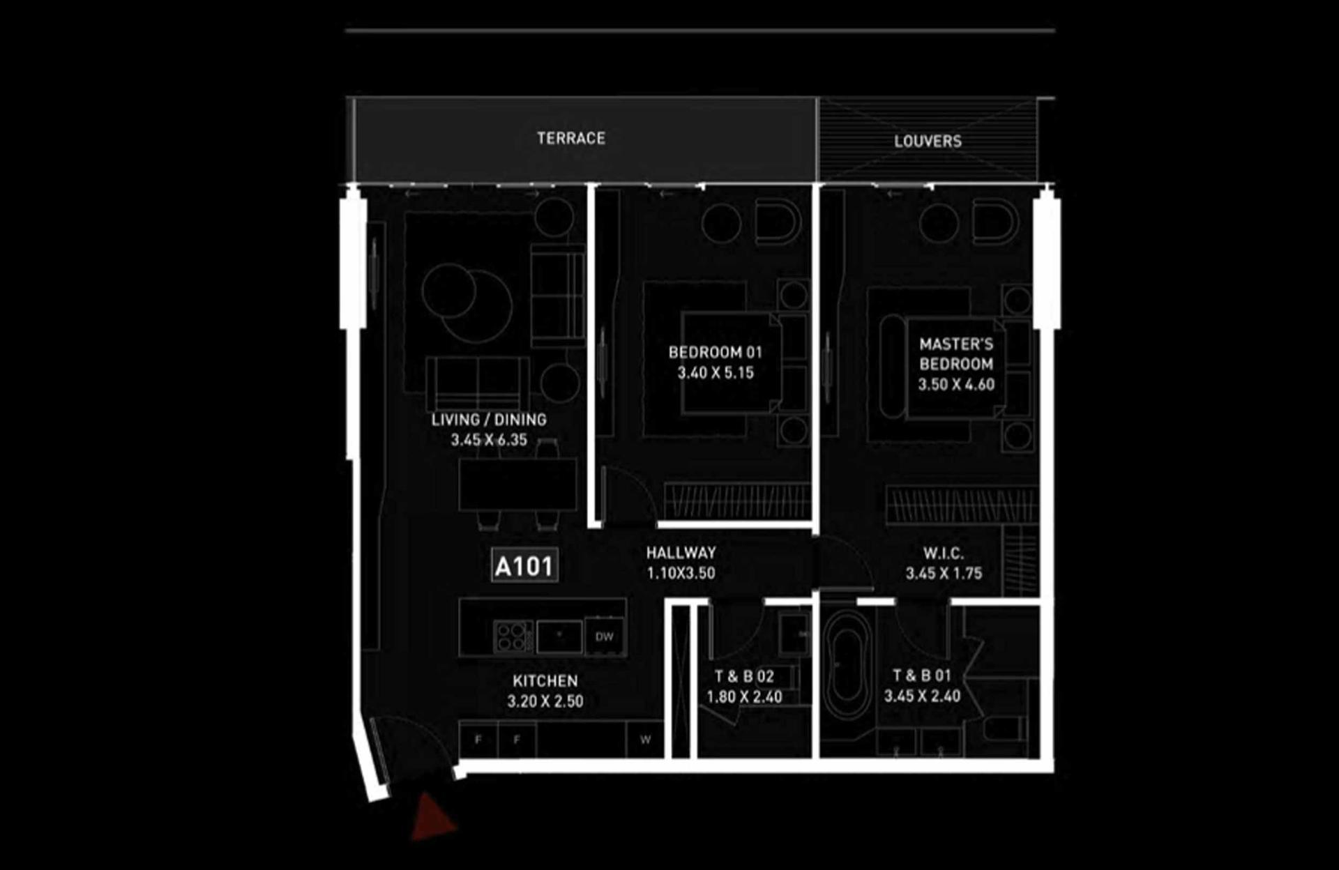 2 Bedroom Type 1