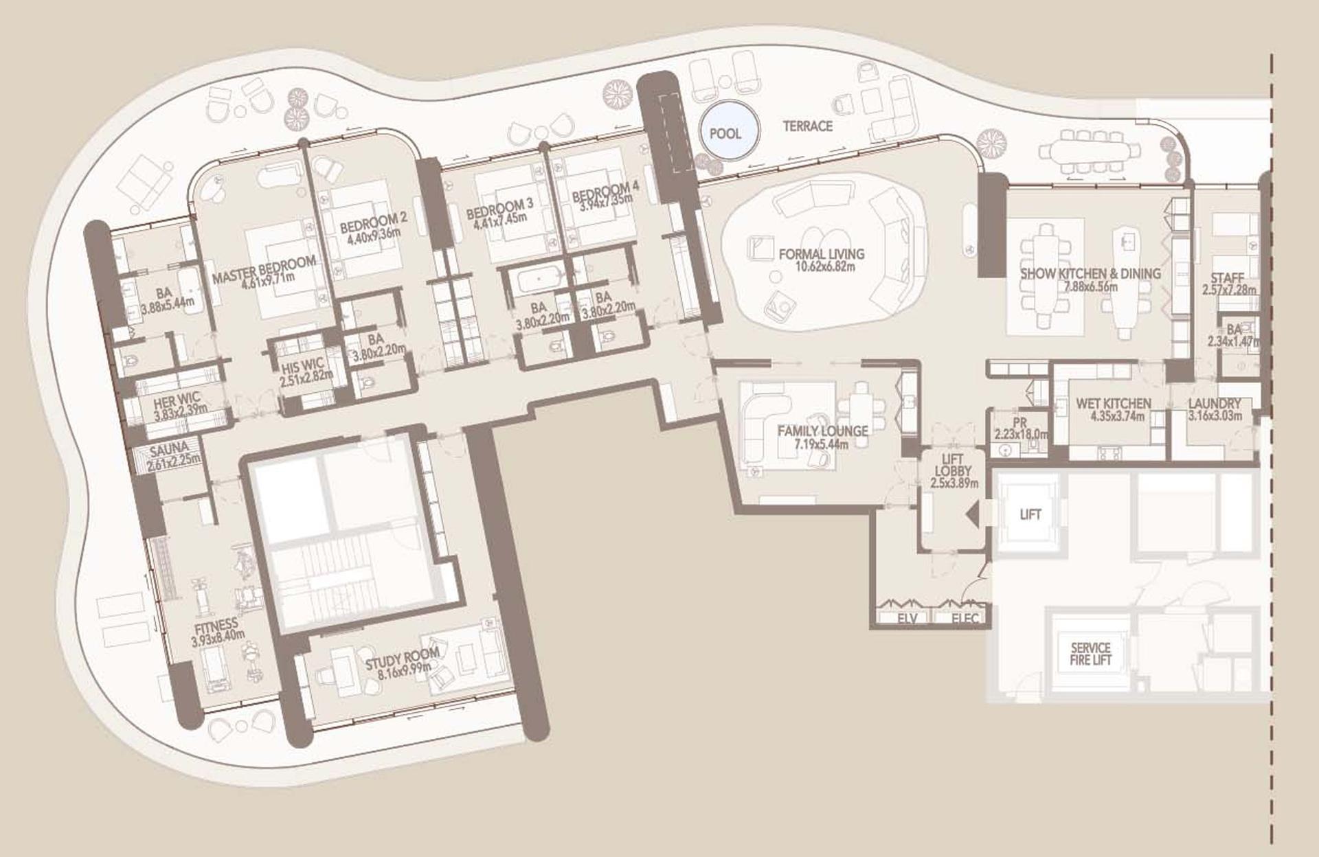 4 Bedroom Simplex Type 2