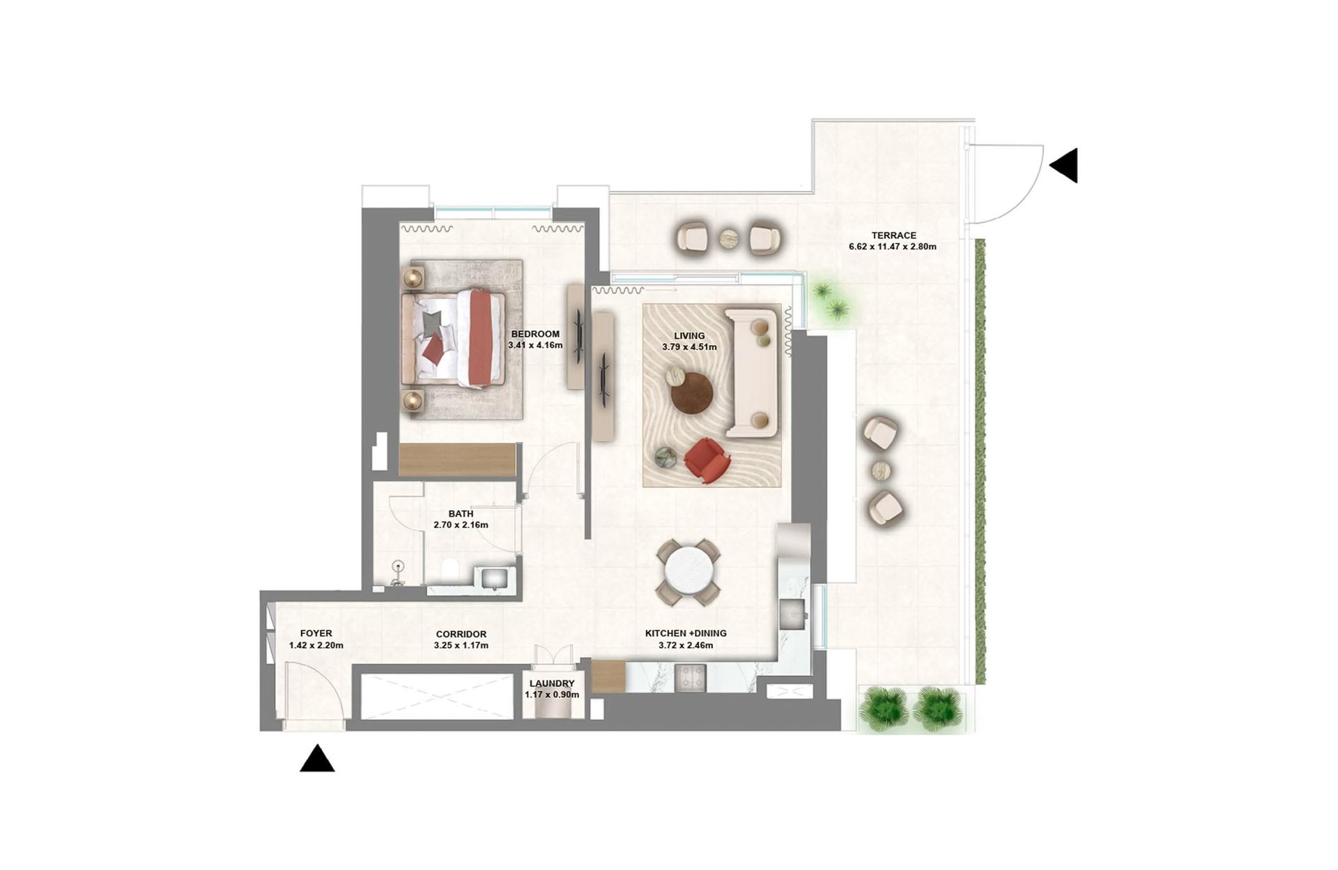 1 Bedroom Type 3