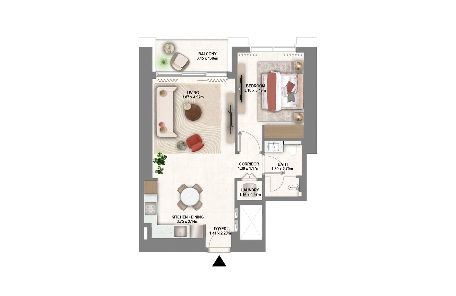 1 Bedroom Type 1