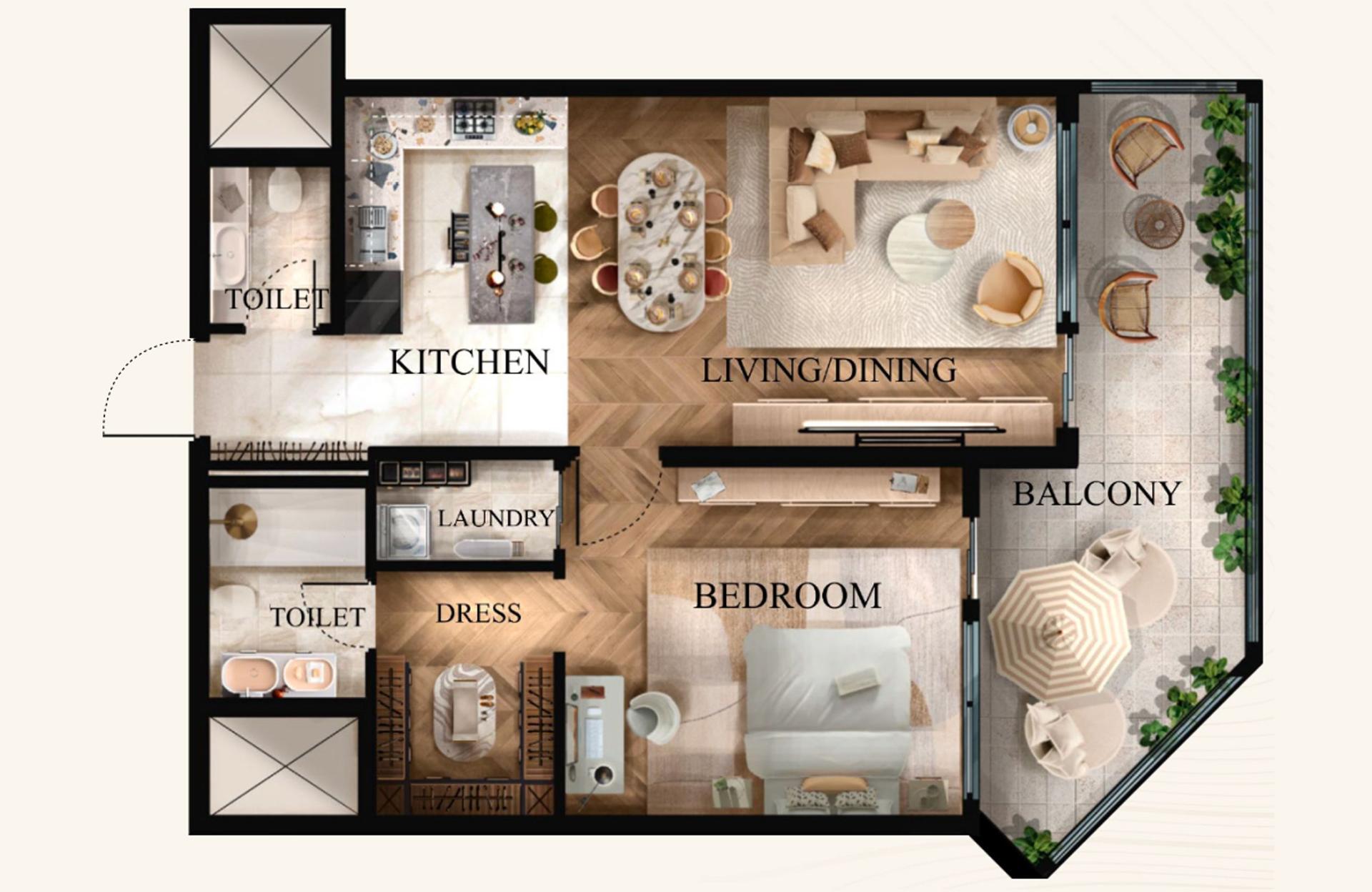 1 Bedroom