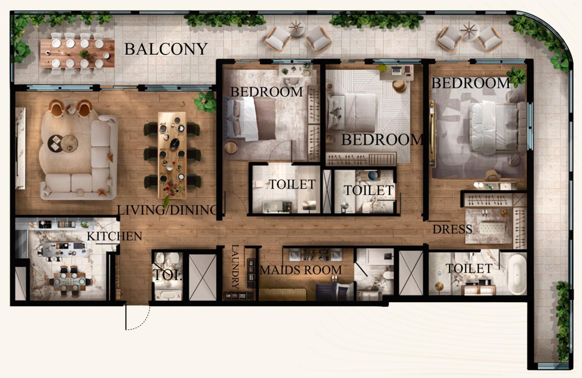 3 Bedroom