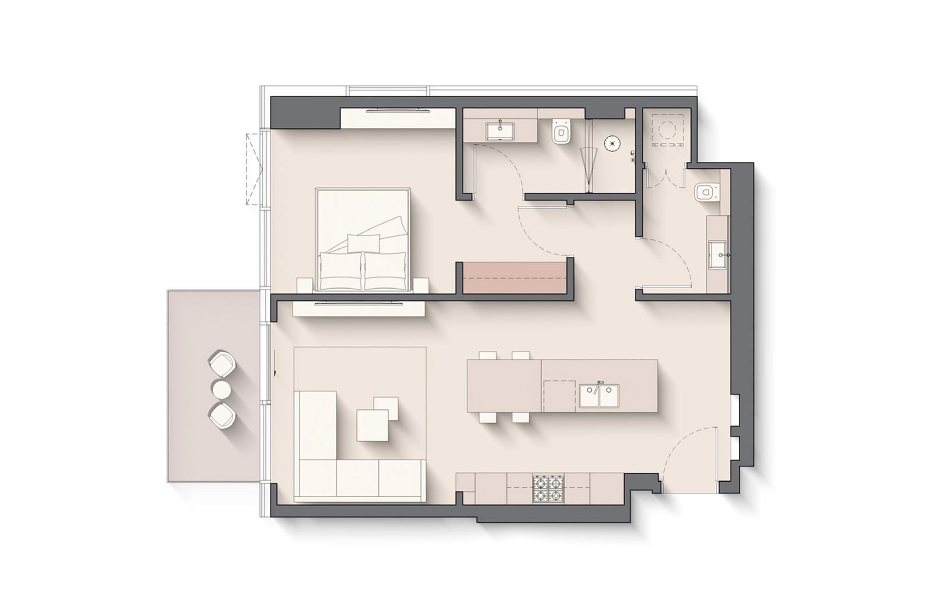 1 Bedroom Type 1