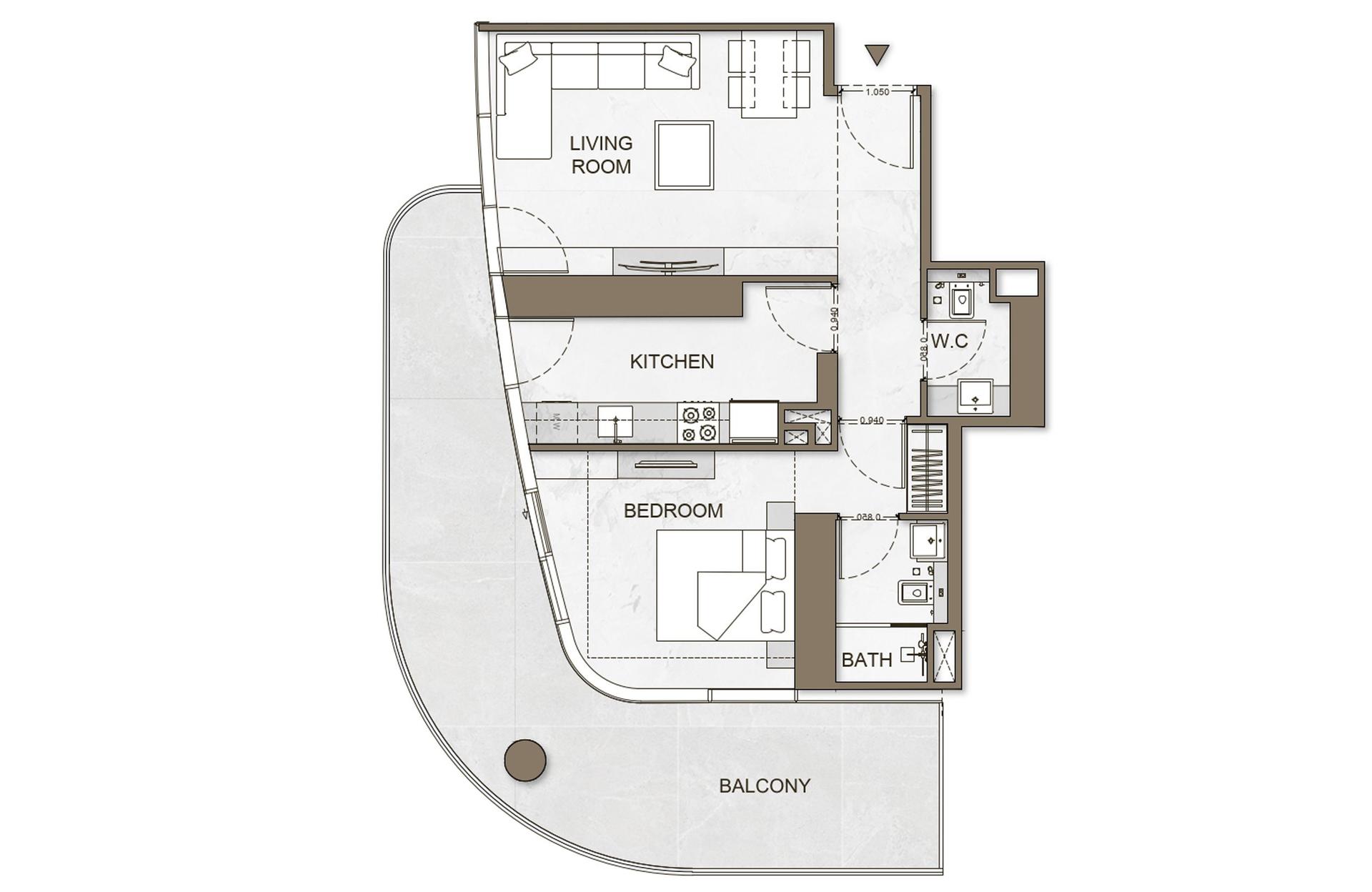 1 Bedroom Type 1