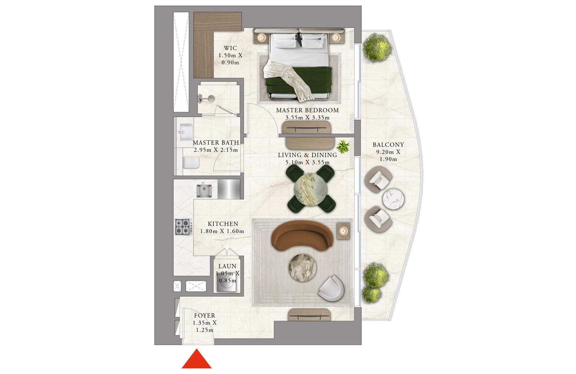 1 Bedroom Type 1