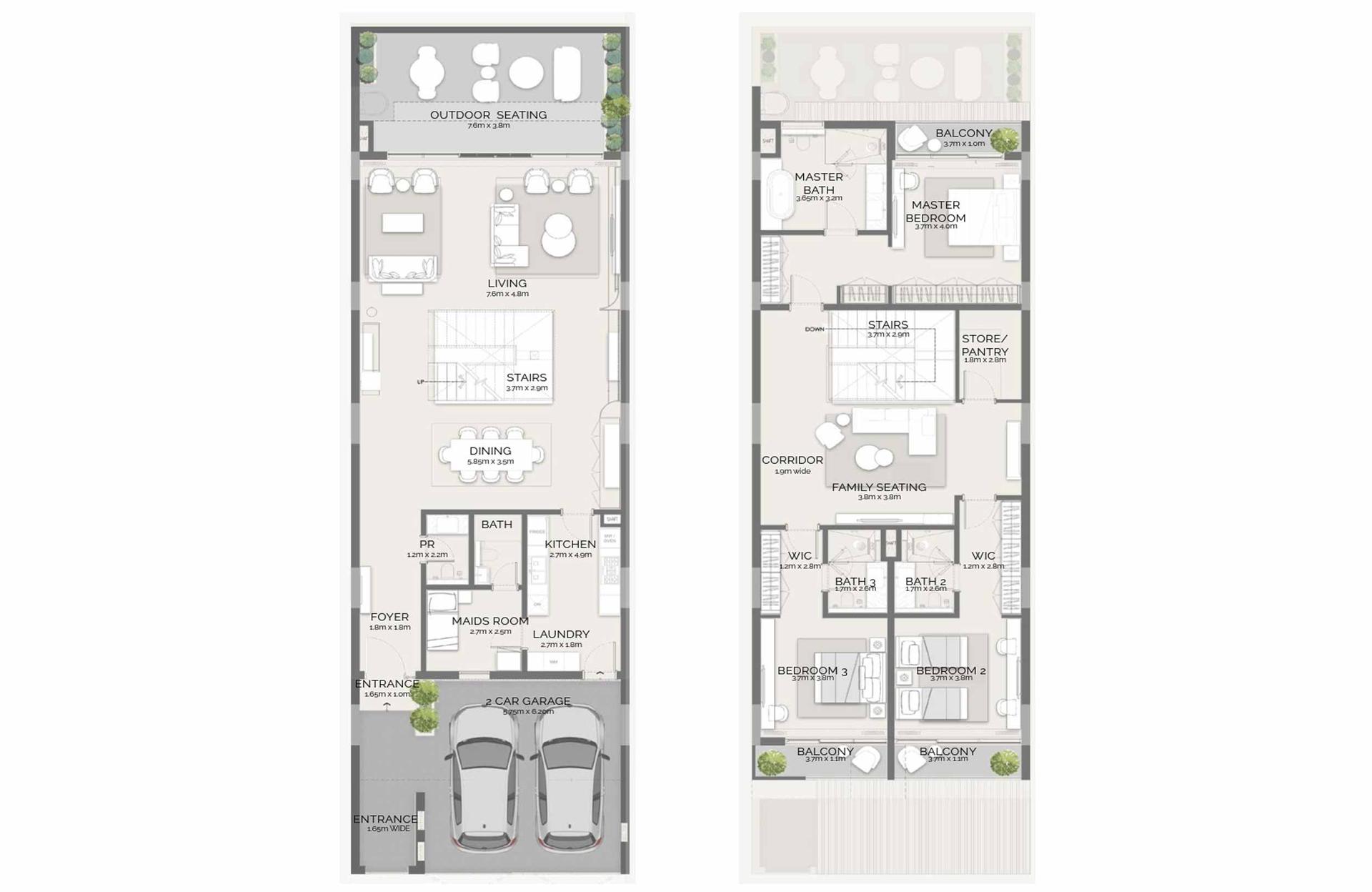 3 Bedroom Villa + Maid’s room