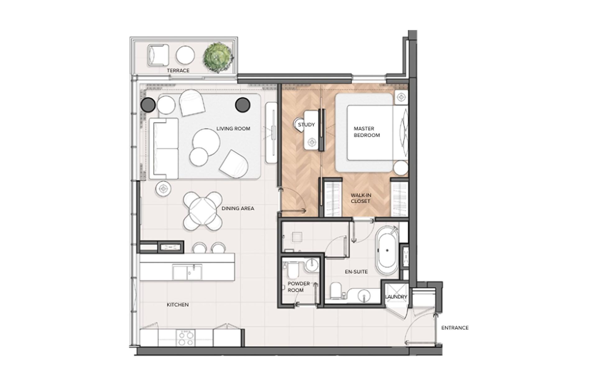 1 Bedroom Type 3