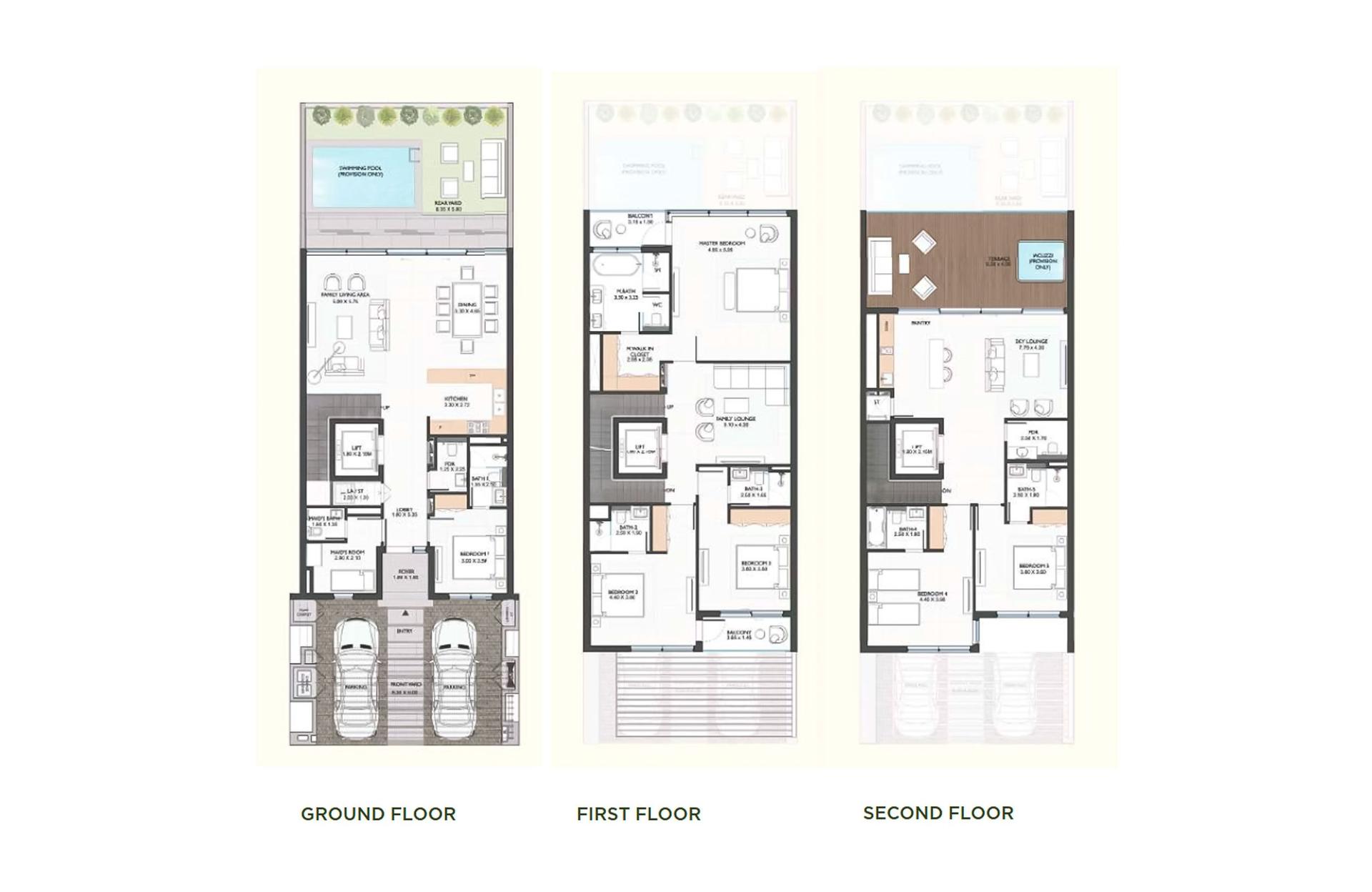 6 Bedroom Townhouse Type 1