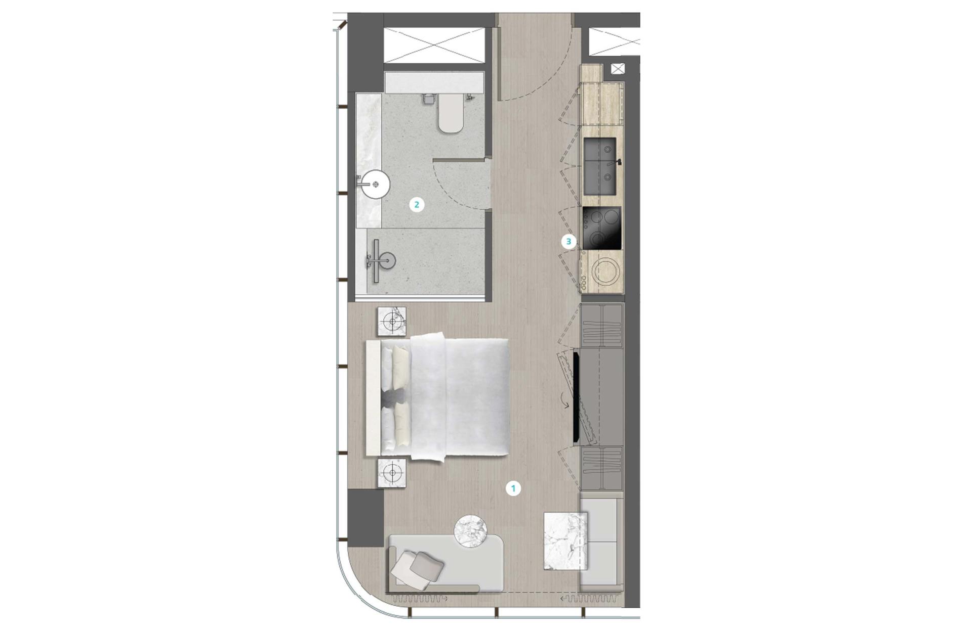 Студия тип 1